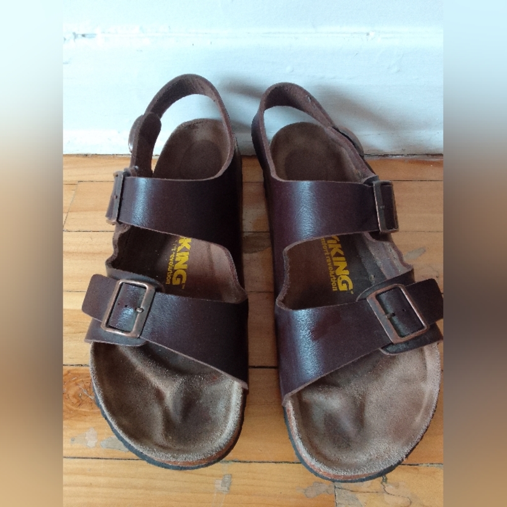 Sandal Viking Brun Leather